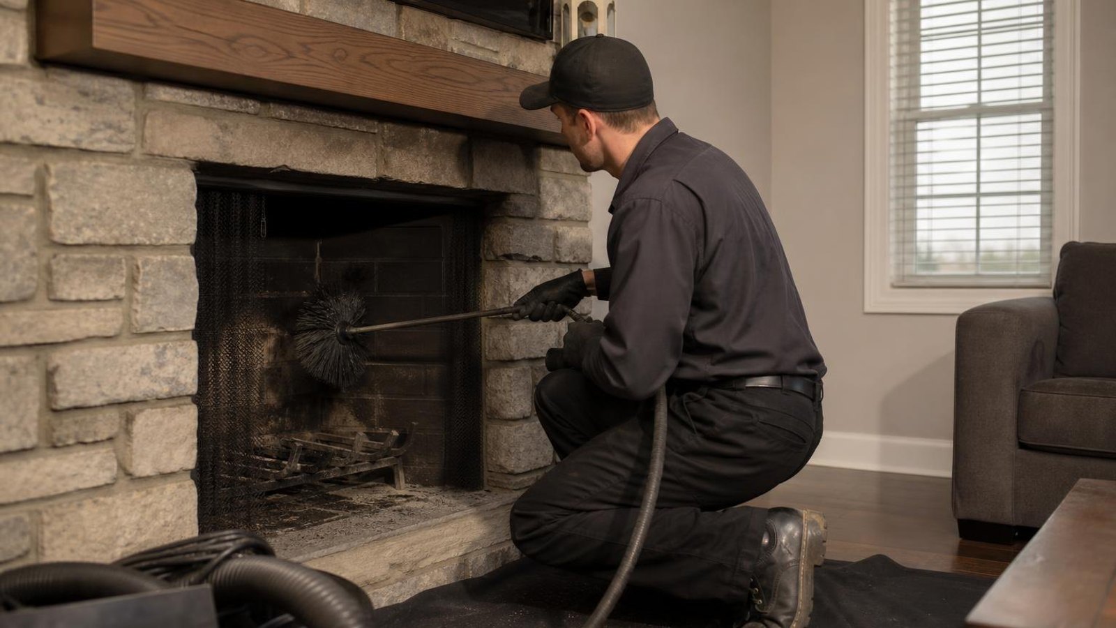 Local chimney sweep & inspection for Akron homes